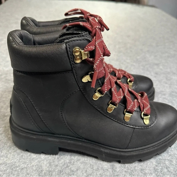 SOREL Lennox Waterproof Hiker Boot In Black.  Sz: 9 - Picture 4 of 13